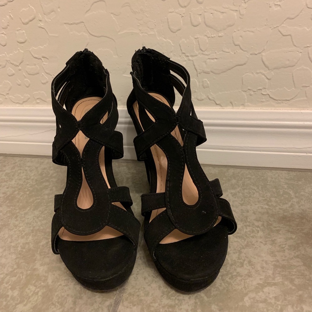 black heels